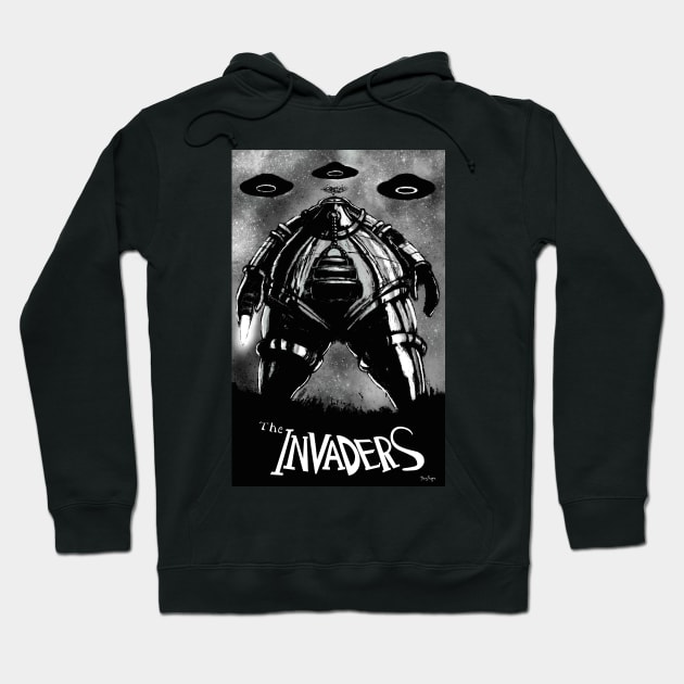 Twilight Zone Invaders Hoodie by DougSQ